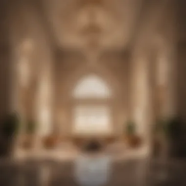 Interior Design of the Al Awaqf Building Interior design elements of the Al Awaqf Building illustrating cultural influences.