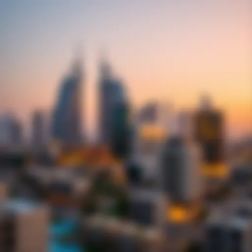 Stunning skyline view of Al Garhoud Complex