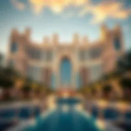 Breathtaking view of Atlantis: The Royal Residences showcasing its grand facade