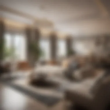 Stylish apartment interior reflecting contemporary design