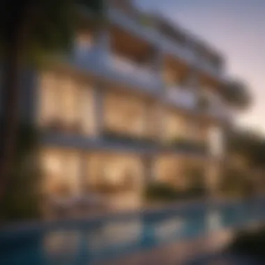 Architectural Marvel of Breeze Garden Liwan Stunning architectural view of Breeze Garden Liwan showcasing modern design