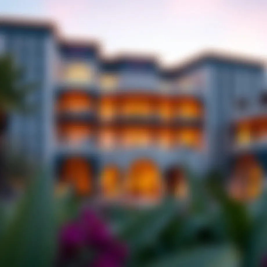 Exterior view showcasing the architectural elegance of Bugatti Residences