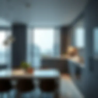 Modern Kitchen Area in Hotel Apartment Modern kitchen area in hotel apartment