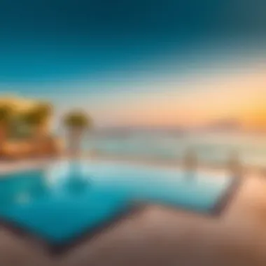 Stunning Pool Area Overlooking the Beach Stunning pool area overlooking the beach