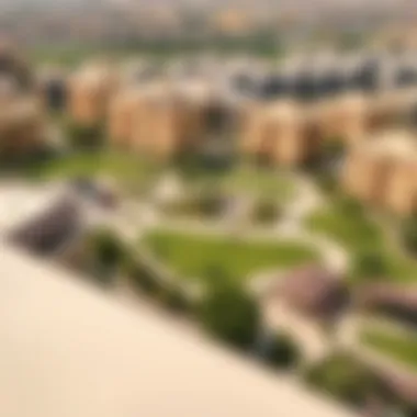 Al Nahda Neighborhood with Parks and Amenities View of Al Nahda neighborhood highlighting parks and amenities