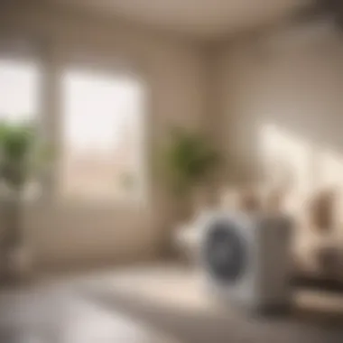 Modern Air Conditioning Unit in Dubai Modern air conditioning unit installed in a Dubai apartment