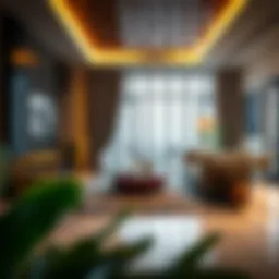 Luxurious living space at Al Jawhara Hotel Apartments