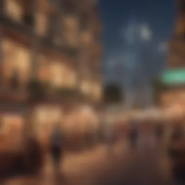 Life in Dubai's Diverse Market Diverse residents in a bustling Dubai market