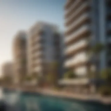 Innovative Architectural Features Modern architectural design of residential buildings in Cove