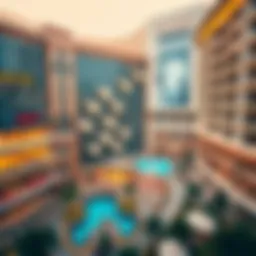 Aerial view showcasing the architectural brilliance of Damac Mall