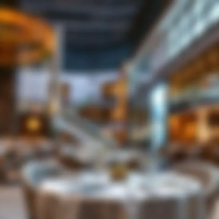 Gourmet dining options within Damac Mall