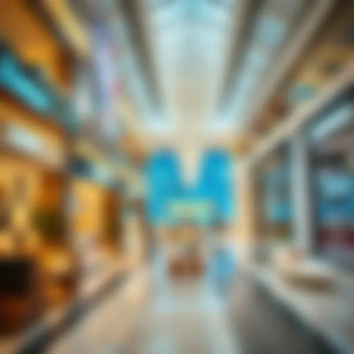 Interior shot capturing the vibrant retail atmosphere