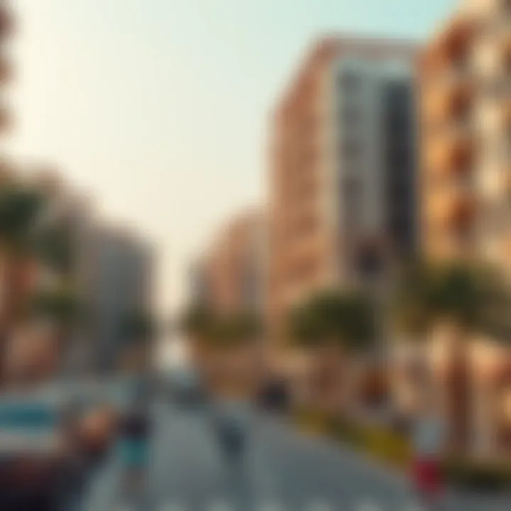 Vibrant neighborhood surrounding Damac Vera Residence