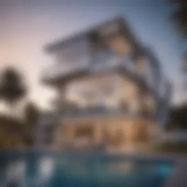 Modern Architectural Design of Eden House Exterior view of Eden House showcasing modern architecture