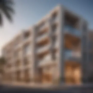 Modern Architectural Design in Al Khail Gate Muhra Modern architectural design of residential units