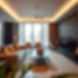 Luxurious living space in Al Manar Hotel Apartments