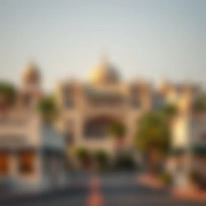 Historical landmarks in Almamsha highlighting cultural heritage