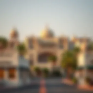 Cultural Heritage: Historical Landmarks in Almamsha Historical landmarks in Almamsha highlighting cultural heritage
