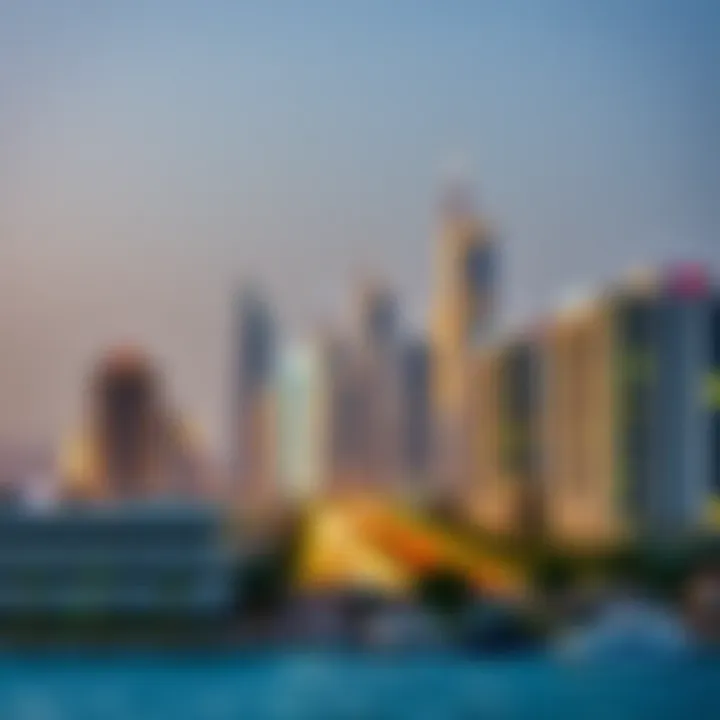 Scenic views of Deira skyline