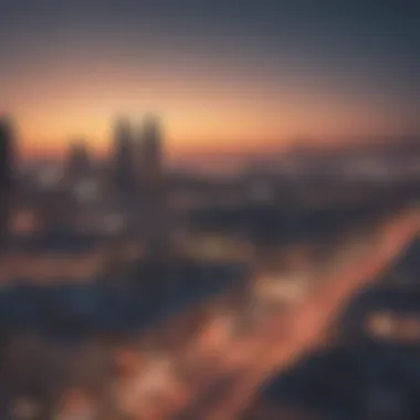 Deira Skyline: A Blend of Tradition and Modernity A panoramic view of Deira showcasing its skyline and modern architecture