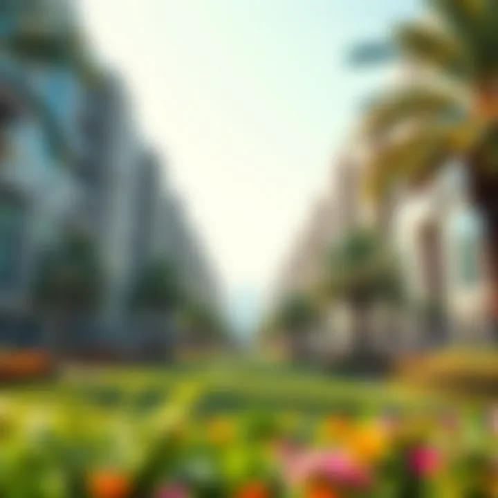 Vibrant community park in International City
