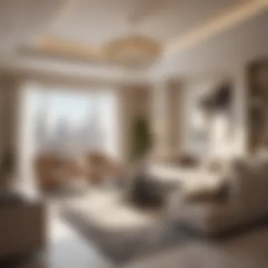 Luxurious Apartment Interior Luxurious apartment interior in Barsha Heights highlighting modern design