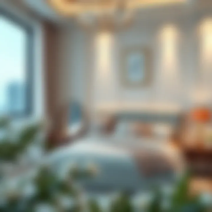 Elegant bedroom arrangement
