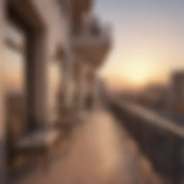 Stunning Balcony View in Al Qusais Beautiful view from Al Qusais balcony