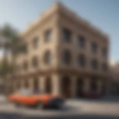 Cultural Landmark Near Jamal Abdul Nasser Street A historical landmark near Jamal Abdul Nasser Street reflecting its cultural significance.