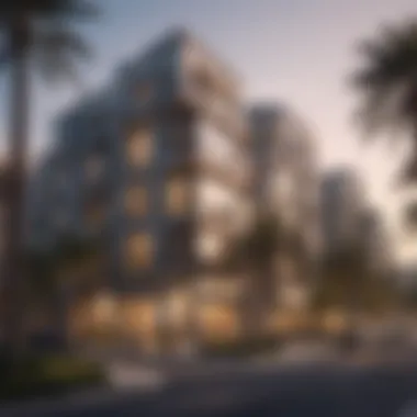 Residential Options on Jamal Abdul Nasser Street Residential buildings along Jamal Abdul Nasser Street illustrating real estate options.