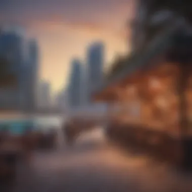 Culinary Delights at JBR Beach Diverse dining options available along the JBR promenade