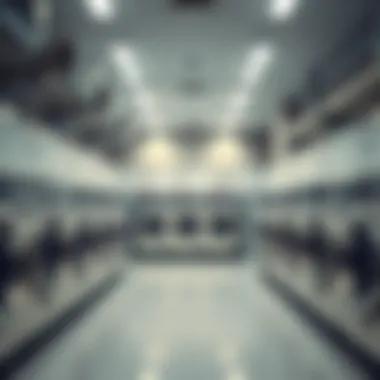A glimpse into a state-of-the-art laundry service in Tecom Modern laundry facility in Tecom with advanced equipment