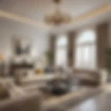 Luxurious Living Room at Mesk Deyaars Luxurious living room interior at Mesk Deyaars
