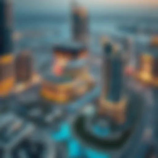 Detailed Motor City Dubai Map highlighting key features
