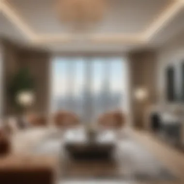 Luxurious Hotel Apartment Living Room Luxurious hotel apartment living room with modern decor