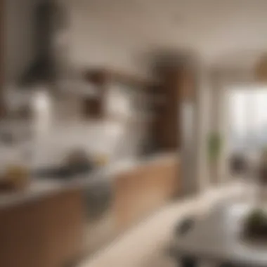 Well-equipped kitchen in a hotel apartment showcasing modern appliances