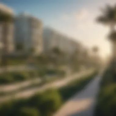 Community and Green Spaces around Oceanz Surrounding community and green spaces near Oceanz by Danube Properties