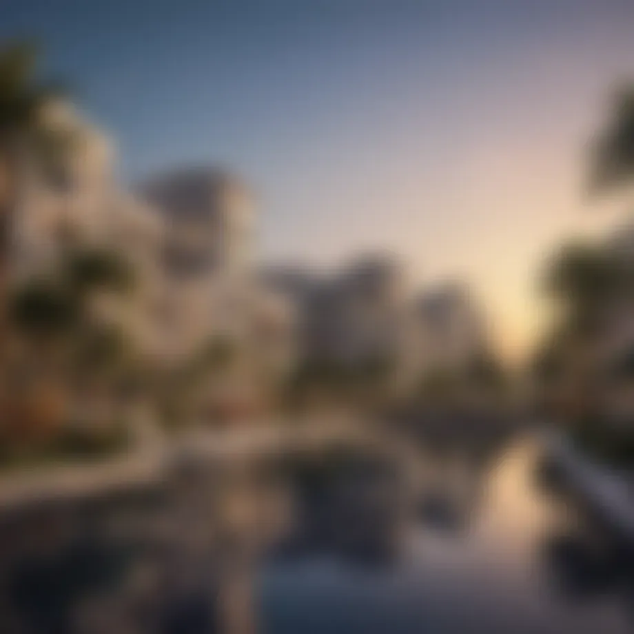 Stunning view of the Orchid Damac Hills community