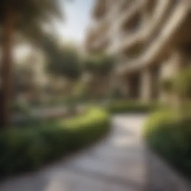 Tranquil Outdoor Spaces at Park Terrace Serene outdoor area with landscaped gardens at Park Terrace
