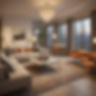 Comfort in Paying Guest Accommodations Cozy living space in a Dubai paying guest accommodation