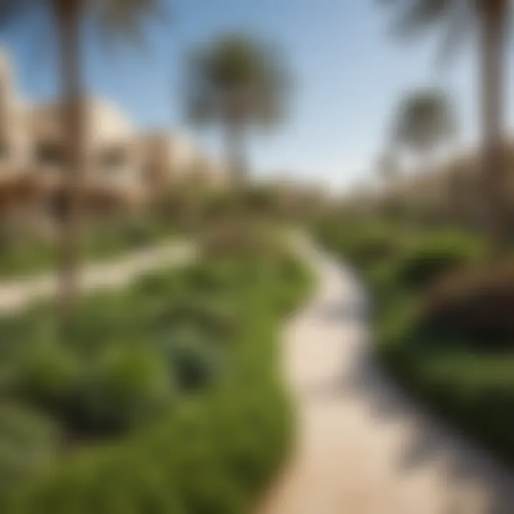 Lush green spaces in Nakheel Discovery Gardens