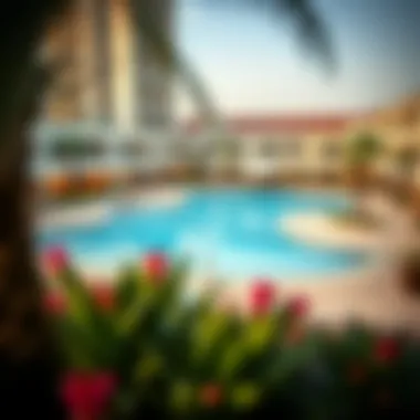 Community Amenities in Discovery Gardens Community amenities including swimming pool and recreational areas for residents