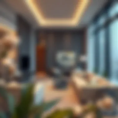 Modern Room Interior in Discovery Gardens Modern room interior highlighting rental possibilities and cozy living spaces