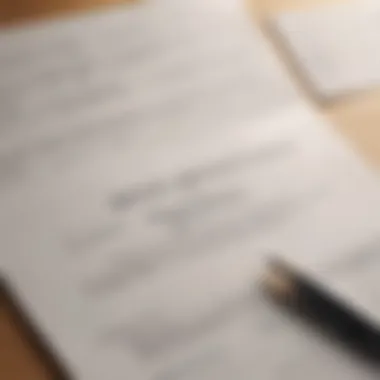 Rental Agreement Essentials Legal documents and a pen for rental agreements