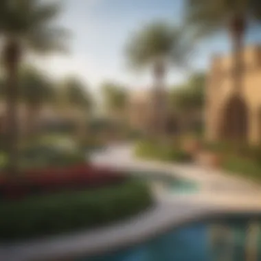 Beautifully Landscaped Gardens at Sarai Villas Beautiful landscaped garden surrounding Sarai Villas enhancing outdoor living