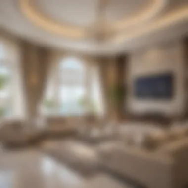 Luxurious Interiors and High-End Amenities of Sarai Villas Luxurious interiors showcasing the high-end amenities