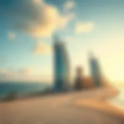 Stunning view of Shoreline Dubai beachfront