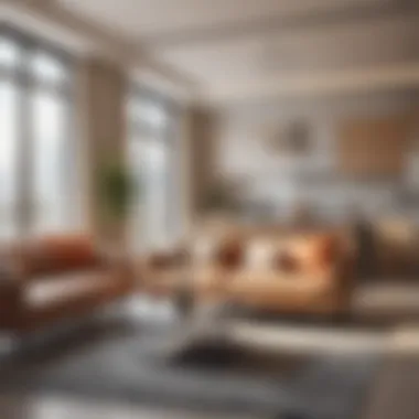 Stylish Studio Apartment Interior Stylish studio apartment interior with modern furniture