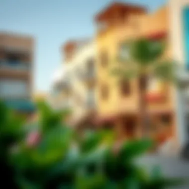 Vibrant Neighborhood in Al Quoz Vibrant neighborhood view showcasing art galleries and cafes in Al Quoz