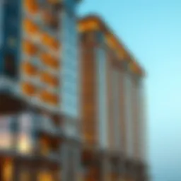 Stunning architectural design of Symphony Apartments in Bur Dubai